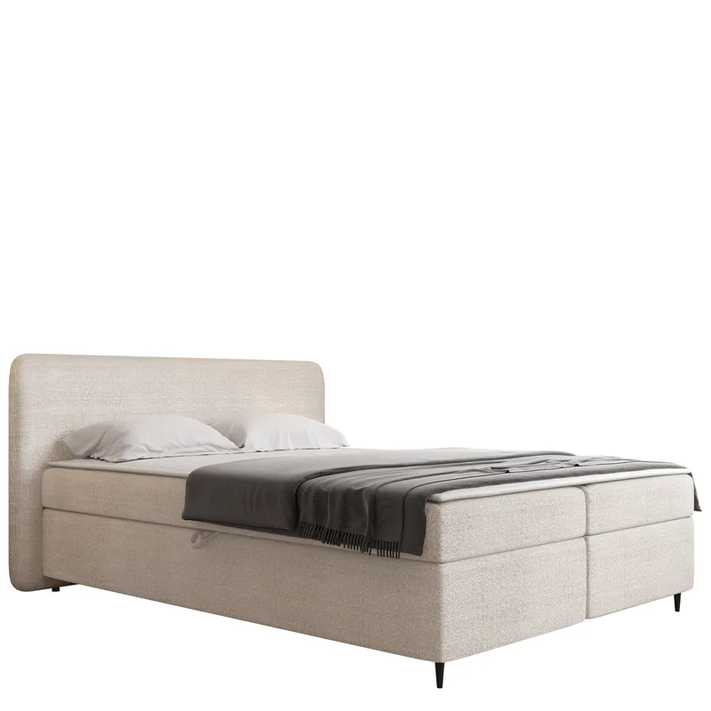 Allgunnen Sängpaket Kontinentalsäng 140x200 cm, Beige