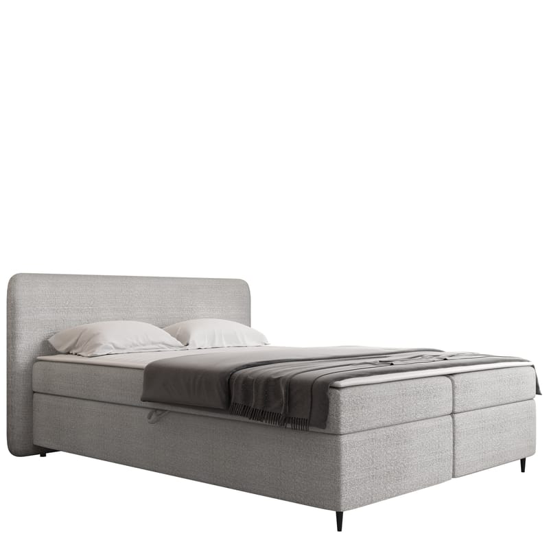 Allgunnen Sängpaket Kontinentalsäng 140x200 cm, Grå