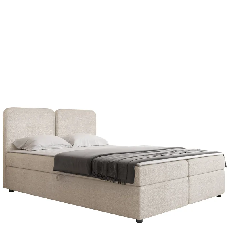 Allgunnen Sängpaket Kontinentalsäng 160x200 cm, Beige