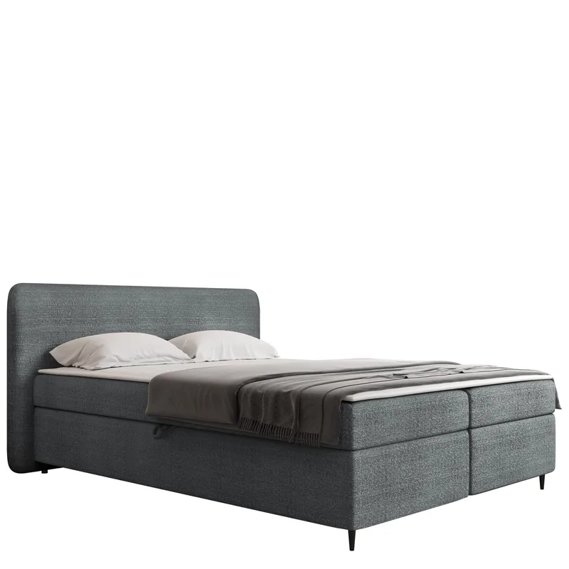 Allgunnen Sängpaket Kontinentalsäng 160x200 cm, Grå