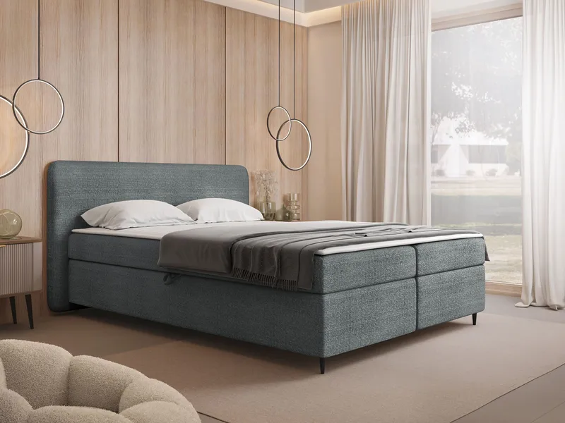 Allgunnen Sängpaket Kontinentalsäng 160x200 cm - Grå - Möbler - Säng - Kontinentalsäng