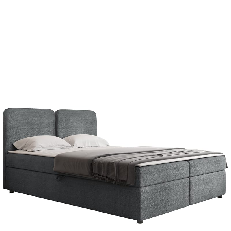 Allgunnen Sängpaket Kontinentalsäng 160x200 cm, Grå