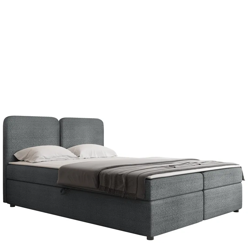 Allgunnen Sängpaket Kontinentalsäng 180x200 cm, Grå