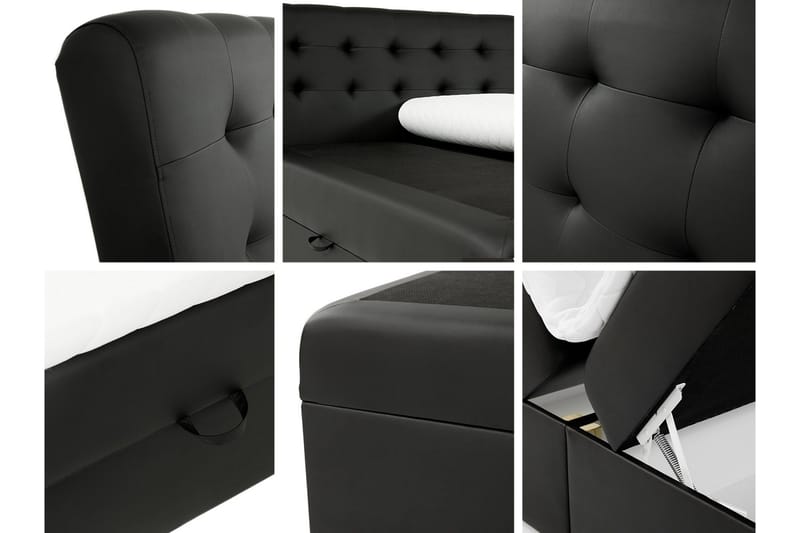 Alvik Kontinentalsäng 120x200 - Grå - Möbler - Säng - Kontinentalsäng