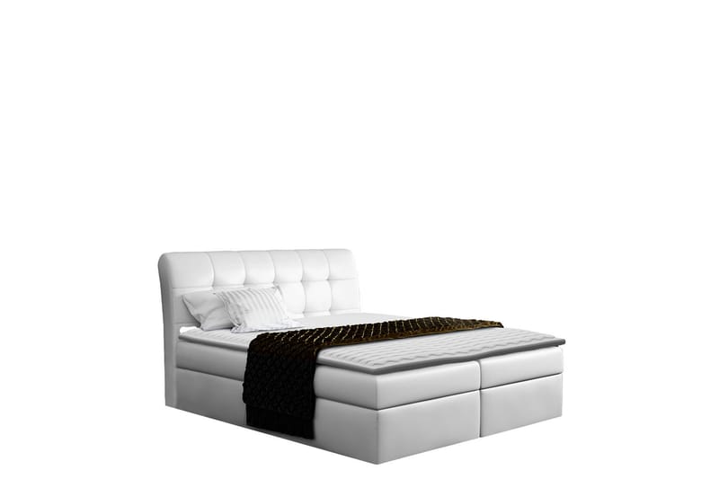 Alvik Sängpaket Kontinentalsäng 140x200 cm - Vit - Möbler - Säng - Kontinentalsäng