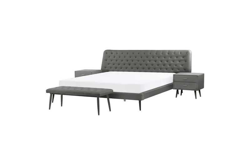 Aranne Möbelset För Sovrum, Grå