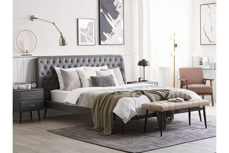 Aranne Möbelset För Sovrum - Grå - Möbler - Säng - Möbelset för sovrum