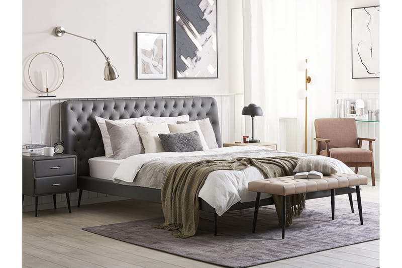 Aranne Möbelset För Sovrum - Grå - Möbler - Säng - Möbelset för sovrum