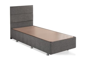 Argentu Kontinentalsäng 100x200 cm - Grå - Möbler - Säng - Säng med förvaring