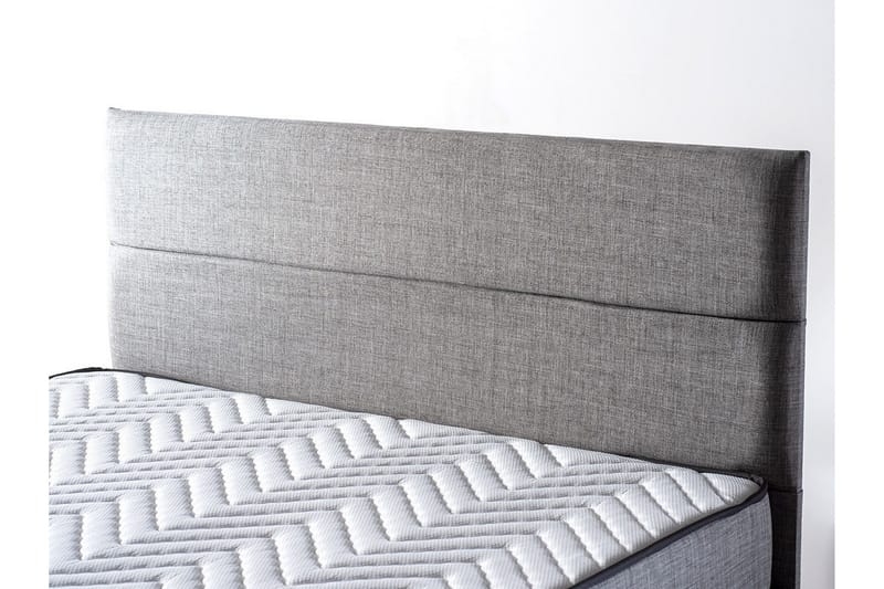 Argentu Kontinentalsäng 160x200 cm - Grå - Möbler - Säng - Säng med förvaring