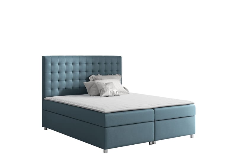 Asti Sängpaket Kontinentalsäng 120x200 cm - Blå - Möbler - Säng - Kontinentalsäng