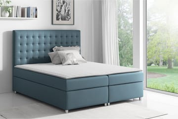 Asti Sängpaket Kontinentalsäng 140x200 cm - Blå - Möbler - Säng - Kontinentalsäng