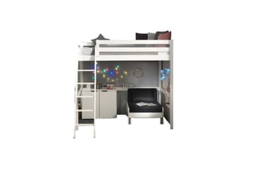 Bäddsoffa och byrå Pino Mezzanine 2-dörrar 140 x 200 cm - 140 x 200 cm - Möbler - Barnmöbler - Barnmöbelset