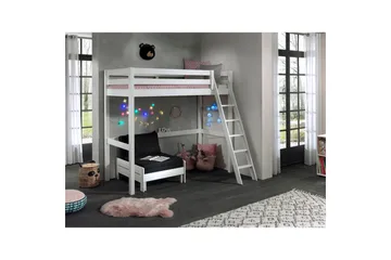 Bäddsoffa Pino Mezzanine Vit, 90 x 200 cm - Vit, 90 x 200 cm - Möbler - Barnmöbler - Barnmöbelset
