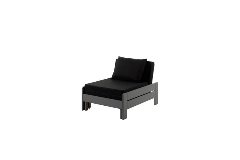 Bäddsoffa Pino Mezzanine Grå, 90 x 200 cm - Grå, 90 x 200 cm - Möbler - Säng - Möbelset för sovrum