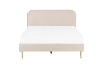 Baako Sängram 160x200 cm - Beige/Guld - Möbler - Säng - Sängram & sängstomme