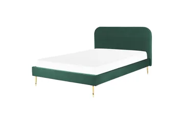 Baako Sängram 160x200 cm - Grön/Guld - Möbler - Säng - Sängram & sängstomme