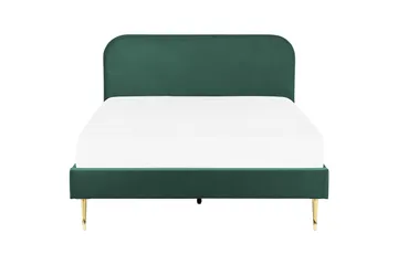 Baako Sängram 160x200 cm - Grön/Guld - Möbler - Säng - Sängram & sängstomme