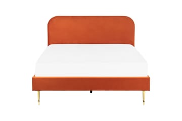 Baako Sängram 160x200 cm - Orange/Guld - Möbler - Säng - Sängram & sängstomme