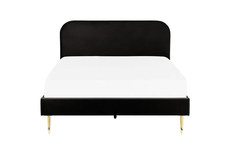 Baako Sängram 160x200 cm, Svart/Guld