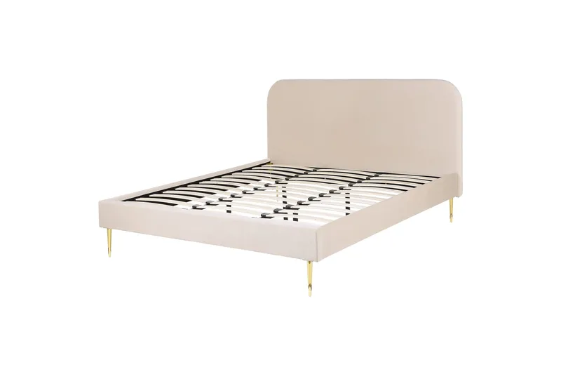 Baako Sängram 180x200 cm, Beige/Guld