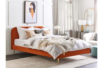 Baako Sängram 180x200 cm - Orange/Guld - Möbler - Säng - Sängram & sängstomme