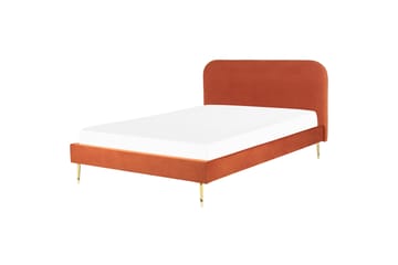 Baako Sängram 180x200 cm - Orange/Guld - Möbler - Säng - Sängram & sängstomme