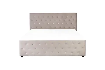 Badar Sängram 160x200 cm - Taupe - Möbler - Säng - Säng med förvaring