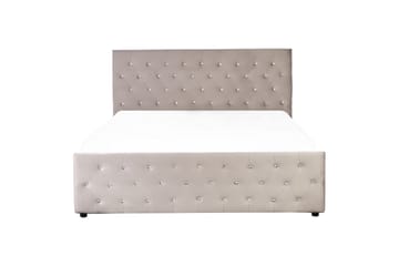 Badar Sängram 160x200 cm - Taupe - Möbler - Säng - Säng med förvaring
