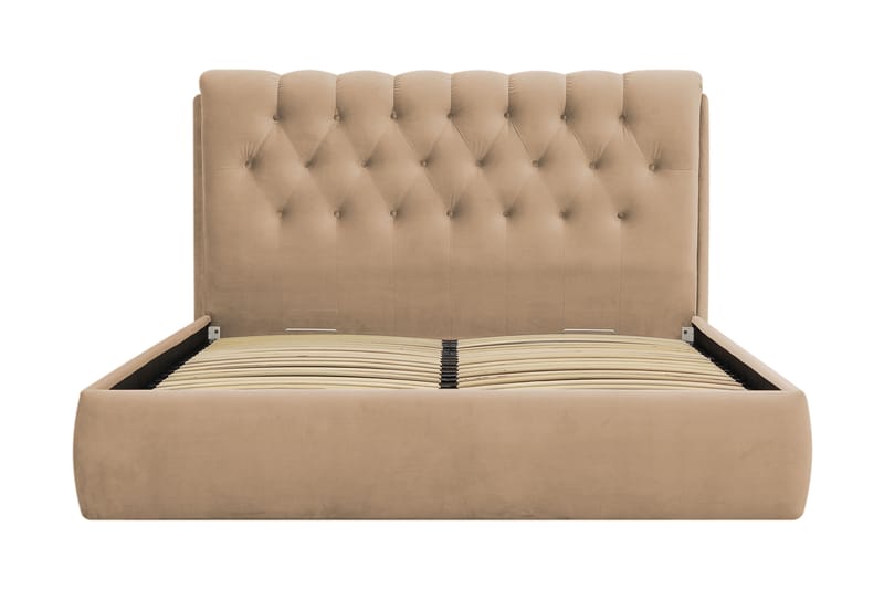 Bedford Sängpaket med Förvaring 160x200 cm - Ljusbrun - Möbler - Säng - Säng med förvaring