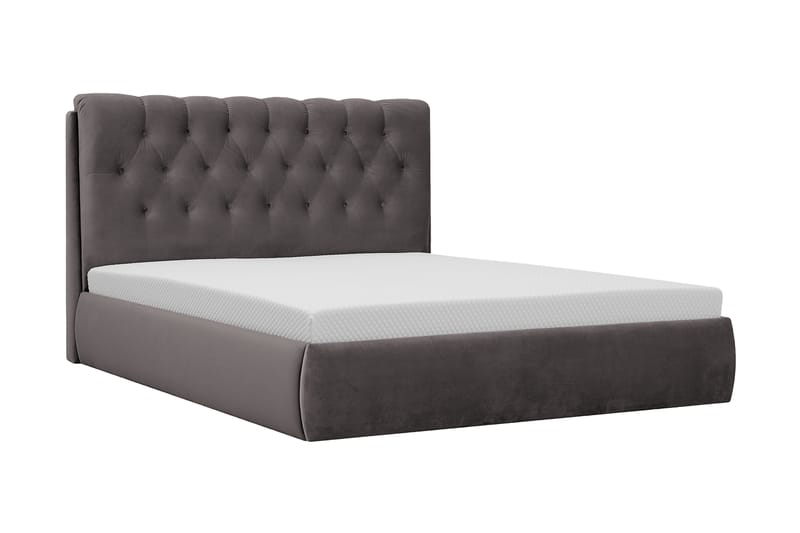 Bedford Sängpaket med Förvaring 160x200 cm - Mörkgrå - Möbler - Säng - Säng med förvaring
