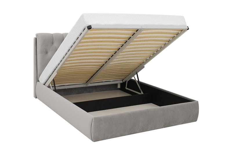 Bedford Sängpaket med Förvaring 180x200 cm - Grå - Möbler - Säng - Säng med förvaring