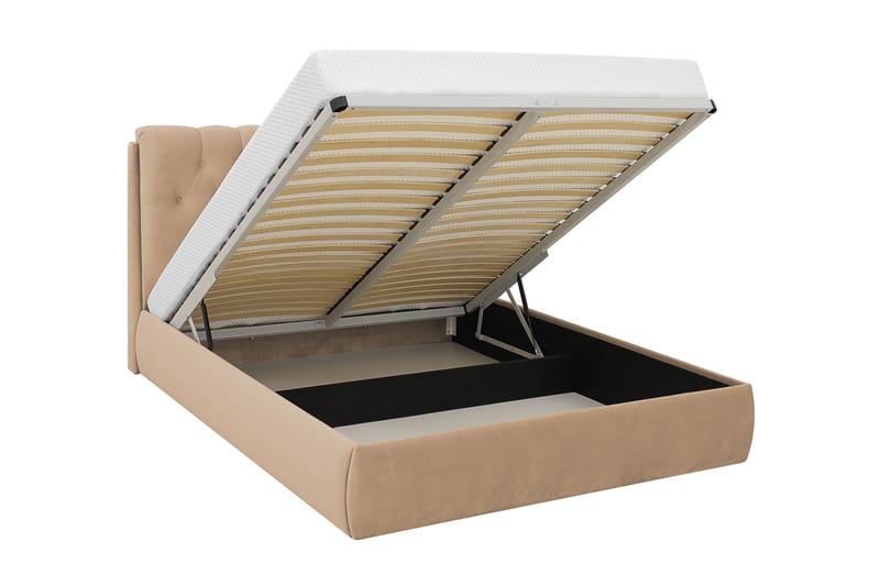 Bedford Sängpaket med Förvaring 180x200 cm - Ljusbrun - Möbler - Säng - Säng med förvaring