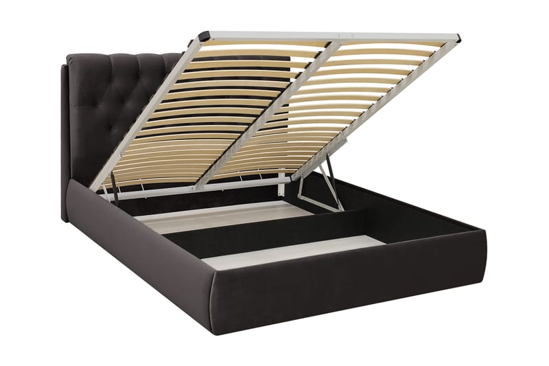 Bedford Sängpaket med Förvaring 180x200 cm - Svart - Möbler - Säng - Säng med förvaring