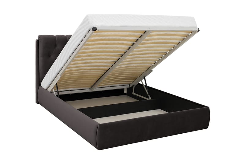 Bedford Sängpaket med Förvaring 180x200 cm - Svart - Möbler - Säng - Säng med förvaring