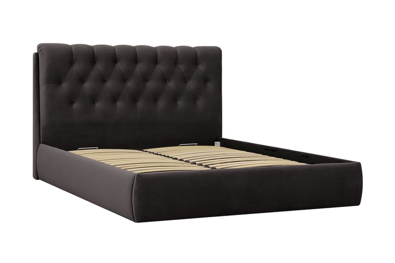 Bedford Sängpaket med Förvaring 180x200 cm - Svart - Möbler - Säng - Säng med förvaring