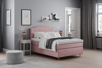Belda Sängpaket 120x200 Fast - Rosa - Möbler - Säng - Kontinentalsäng
