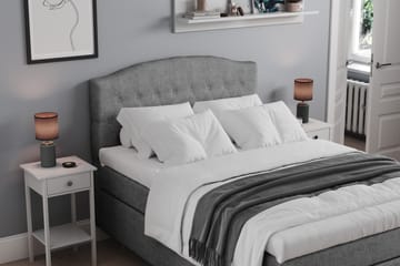 Belda Sängpaket 140x200 Medium - Grå - Möbler - Säng - Kontinentalsäng