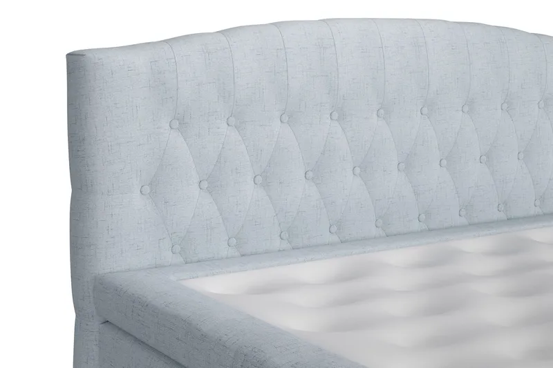 Belda Sängpaket 160x200 Fast - Ljusblå - Möbler - Säng - Kontinentalsäng