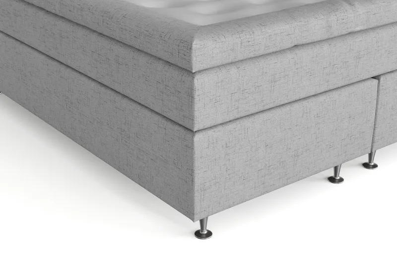 Belda Sängpaket 160x200 Fast/Medium - Ljusgrå - Möbler - Säng - Kontinentalsäng