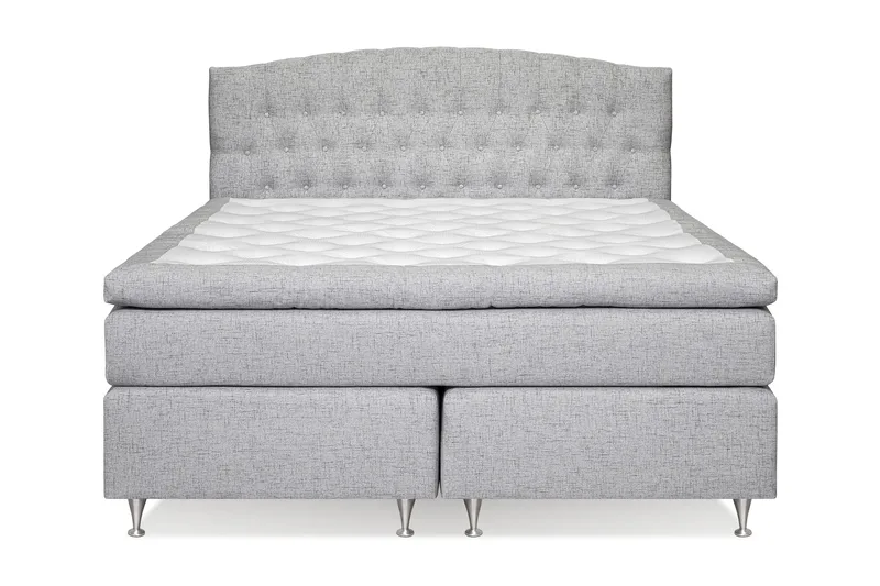 Belda Sängpaket 160x200 Fast/Medium - Ljusgrå - Möbler - Säng - Kontinentalsäng