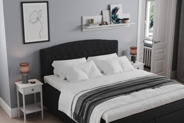 Belda Sängpaket 160x200 Medium - Svart - Möbler - Säng - Kontinentalsäng