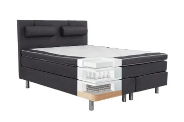 Belinda Sängpaket 160x200 Ancona - Ancona Grå - Möbler - Säng - Kontinentalsäng
