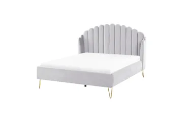 Benicio Sängram 140x200 cm - Grå/Guld - Möbler - Säng - Sängram & sängstomme