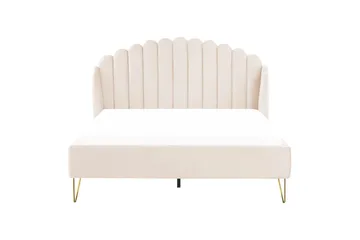 Benicio Sängram 160x200 cm - Beige/Guld - Möbler - Säng - Sängram & sängstomme