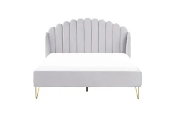 Benicio Sängram 160x200 cm - Grå/Guld - Möbler - Säng - Sängram & sängstomme