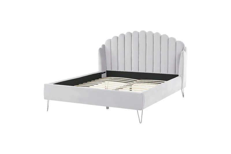 Benicio Sängram 160x200 cm, Grå/Guld