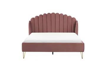 Benicio Sängram 160x200 cm - Rosa/Guld - Möbler - Säng - Sängram & sängstomme