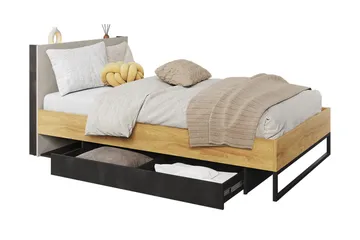 Besta Möbelset För Sovrum - Brun/Beige/Svart - Möbler - Säng - Möbelset för sovrum