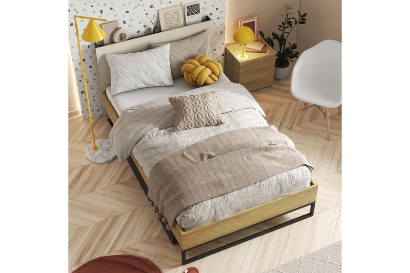 Besta Möbelset För Sovrum - Brun/Beige/Svart - Möbler - Säng - Möbelset för sovrum